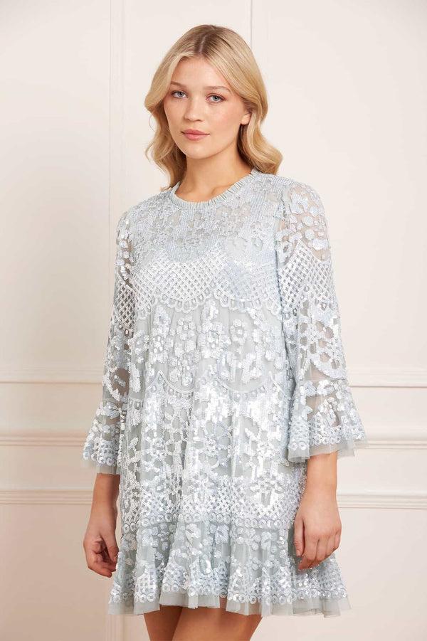 needle & thread Snowdrop Mini Dress