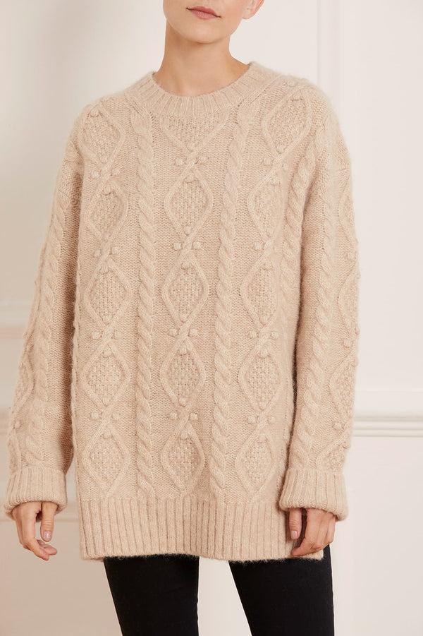 Needle & Thread Sylvie Cable Longline Jumper