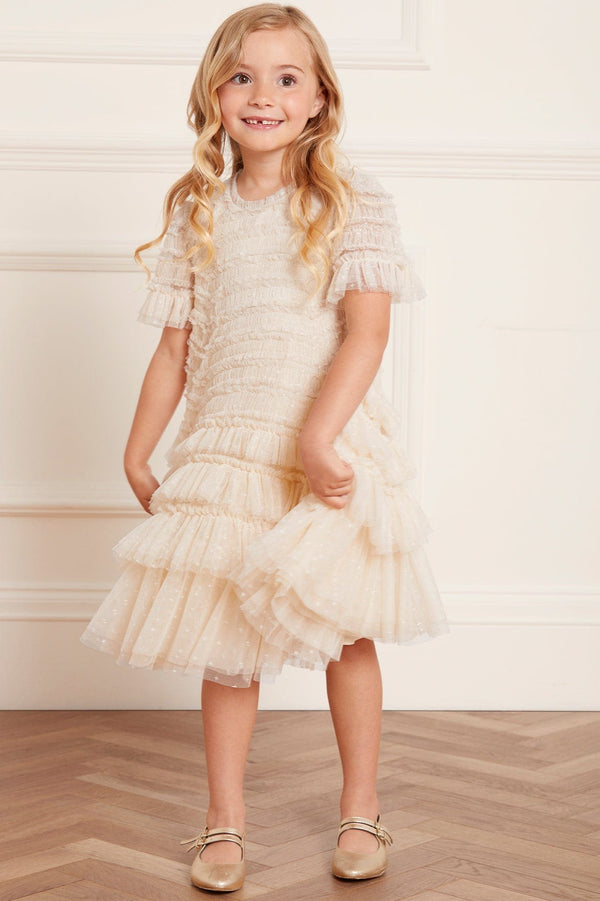 Needle & Thread Valentine Ruffle Kids Dress
