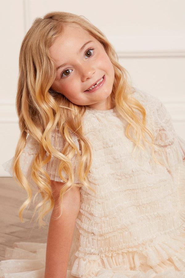 Needle & Thread Valentine Ruffle Kids Dress