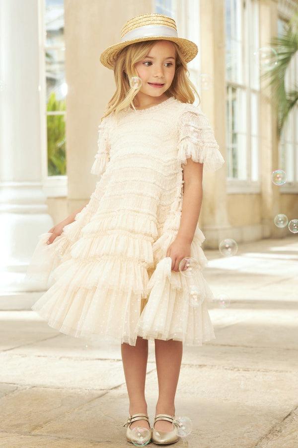 needle & thread Valentine Ruffle Kids Dress