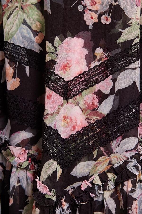 Needle & Thread Paradise Garden Sonata Georgette Micro Mini Dress