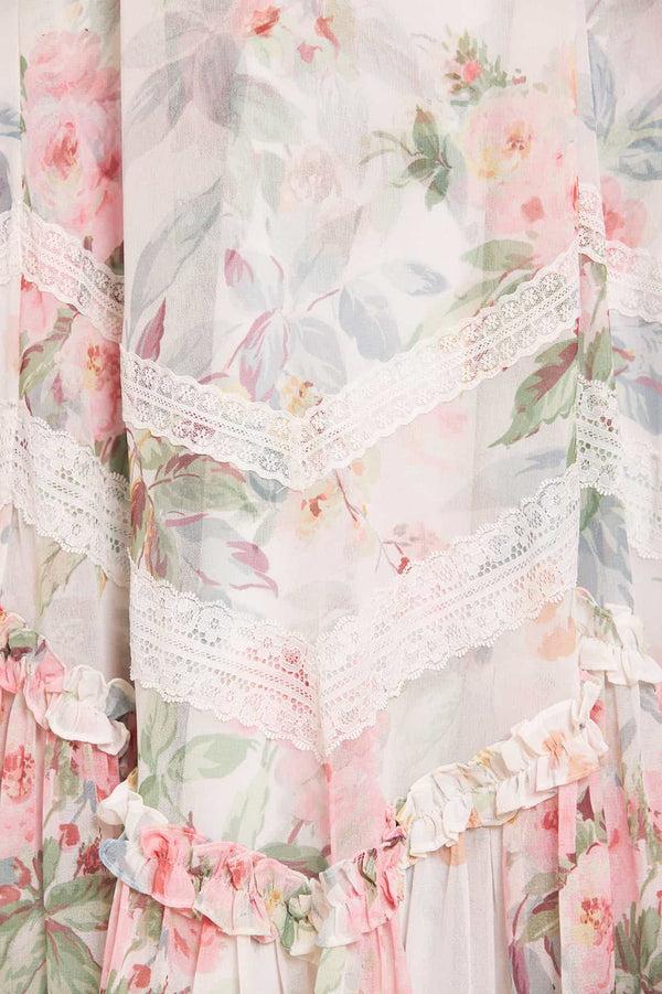 Needle & Thread Paradise Garden Sonata Georgette Micro Mini Dress