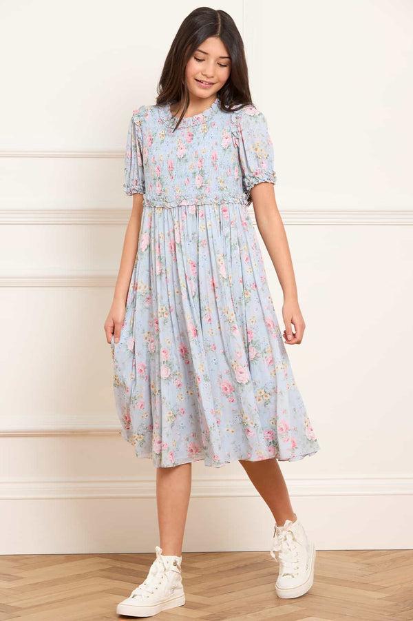 Needle & Thread Pompadour Garden Giselle Chiffon Kids Dress