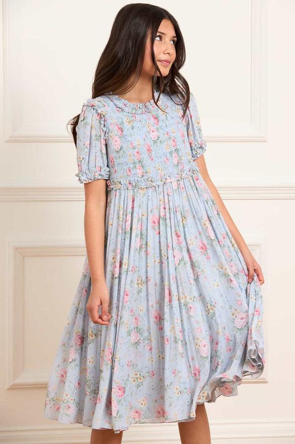 Needle & Thread Pompadour Garden Giselle Chiffon Kids Dress