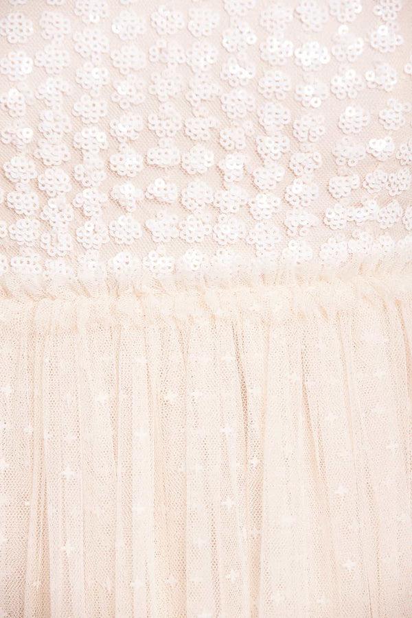 Needle & Thread Raindrop Bodice One-Shoulder Ankle Gown