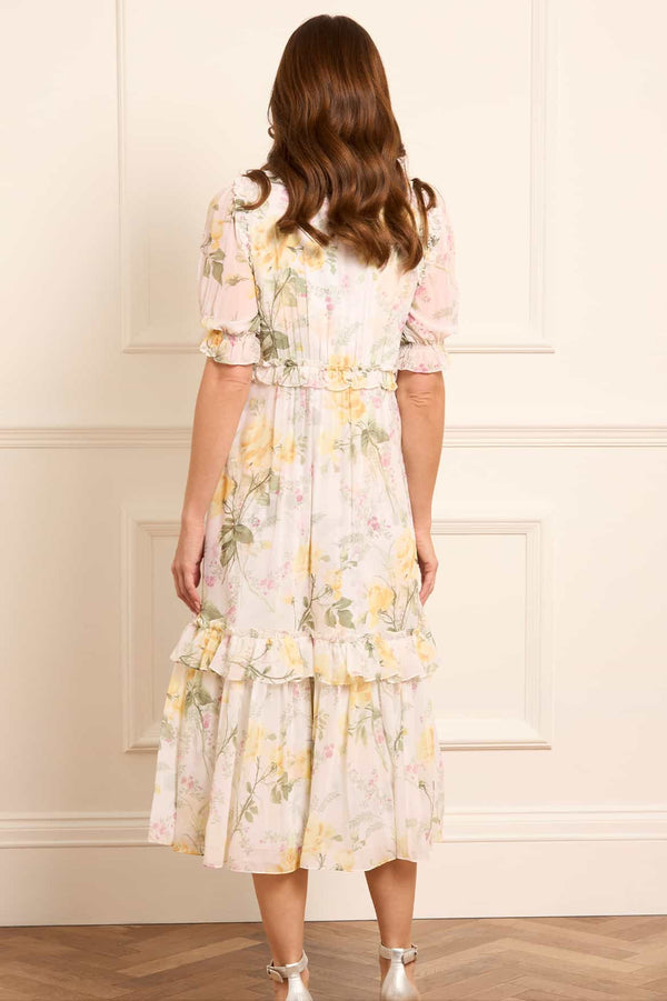 Needle & Thread Rose Chiffon Short Sleeve Ballerina Dress