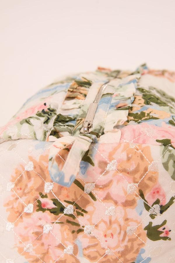 Needle & Thread Rose Garden Medium Quilted Makeup Bag