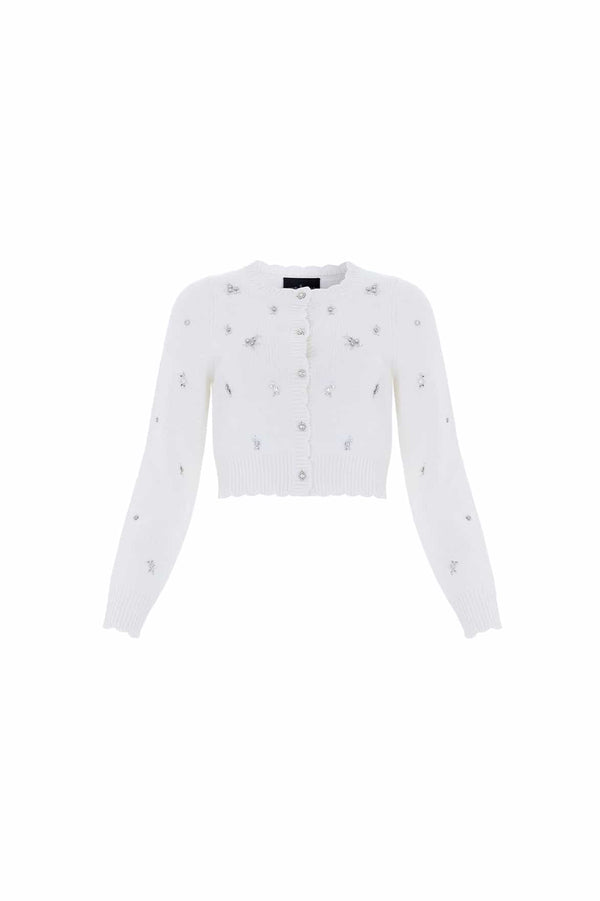 Needle & Thread Scattered Floral Embellished Short Cardigan