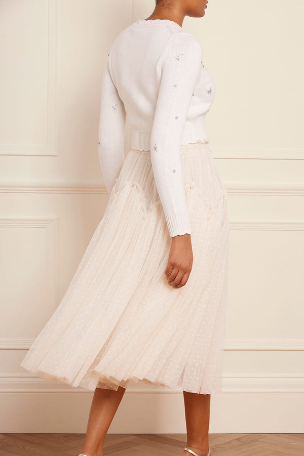 Needle & Thread Scattered Floral Embellished Short Cardigan