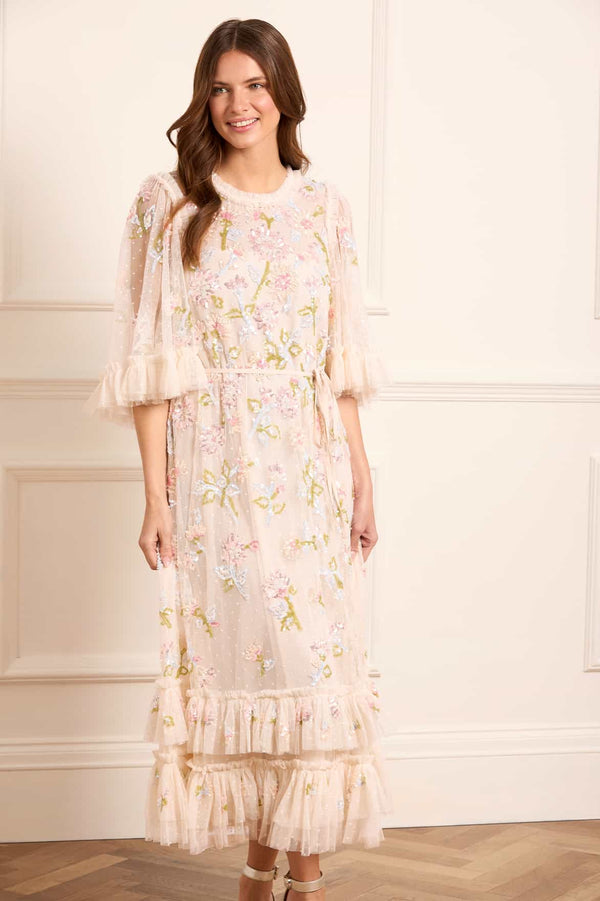 Needle & Thread Sequin Dandelion Gloss Ballerina Dress