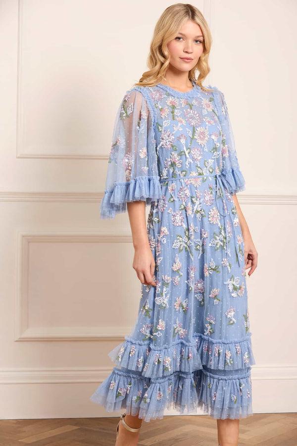 Needle & Thread Sequin Dandelion Gloss Ballerina Dress