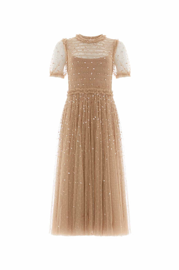 Needle & Thread Sequin Giselle Smocked Ballerina Dress