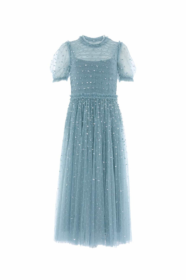 Needle & Thread Sequin Giselle Smocked Ballerina Dress