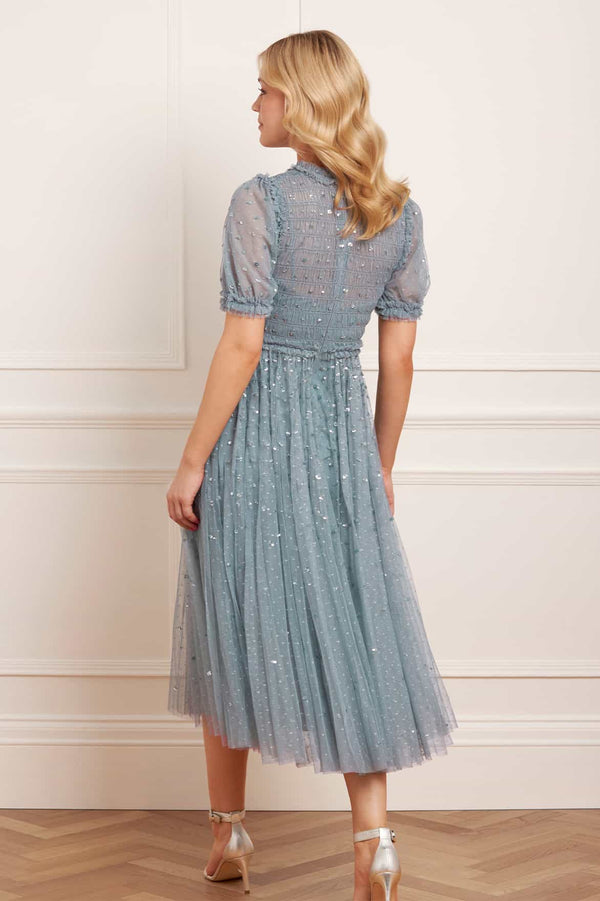 Needle & Thread Sequin Giselle Smocked Ballerina Dress