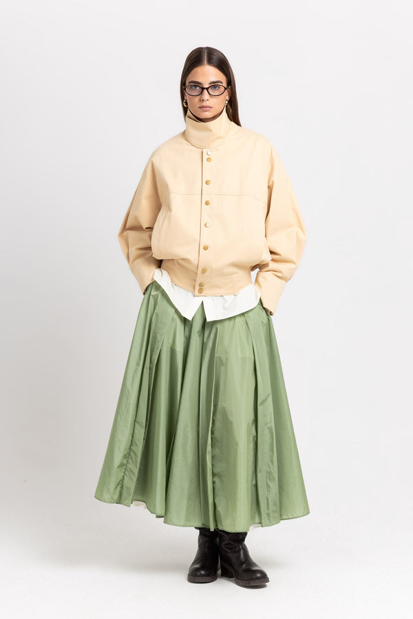 nehera Butter beige soft touch cotton unisex urban jacket