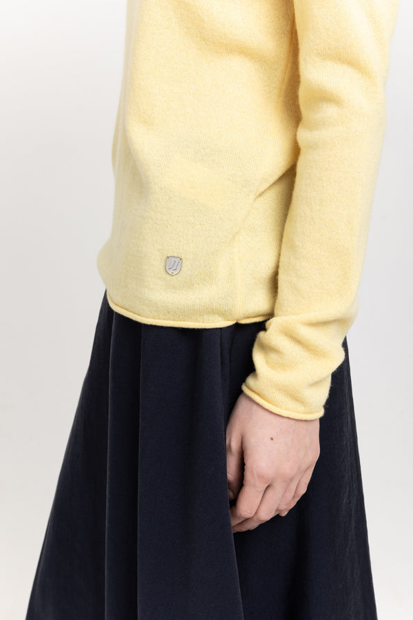 Nehera Daffodil Yellow Cashmere Lightweight Turtleneck
