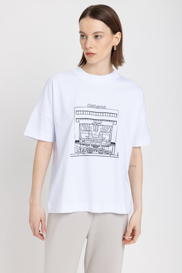Nehera ‘LOYAL HERITAGE’ White Pure Cotton Oversized T-shirt