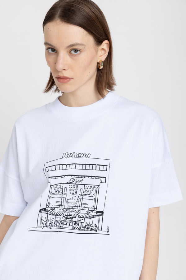 Nehera ‘LOYAL HERITAGE’ White Pure Cotton Oversized T-shirt