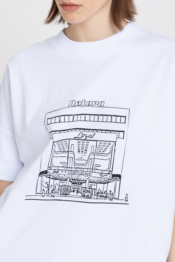 nehera ‘LOYAL HERITAGE’ White pure cotton oversized t-shirt