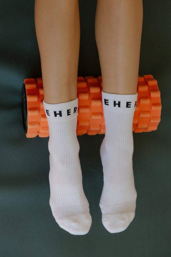 nehera 3-pack white cotton functional socks