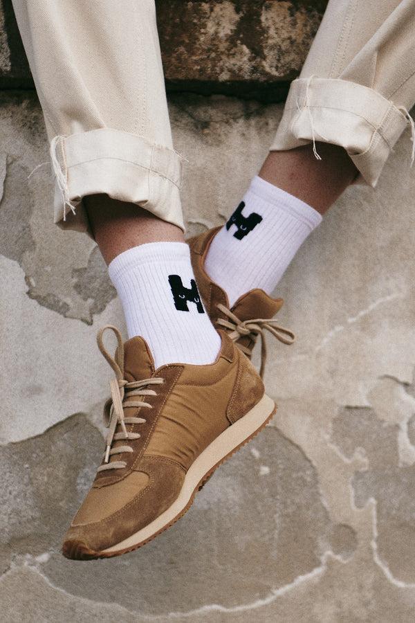Nehera 3-pack White Cotton ”H-logo” Socks
