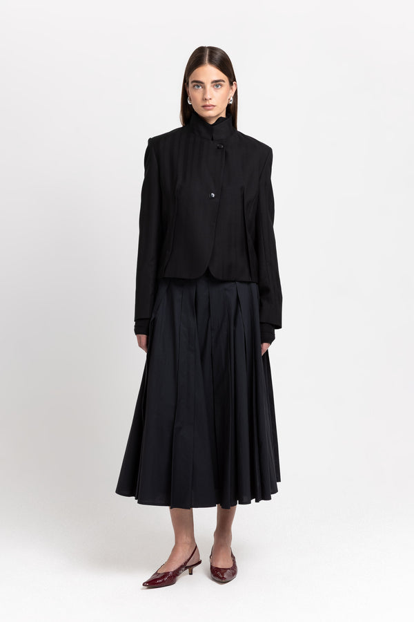 nehera Black herringbone suiting jacket