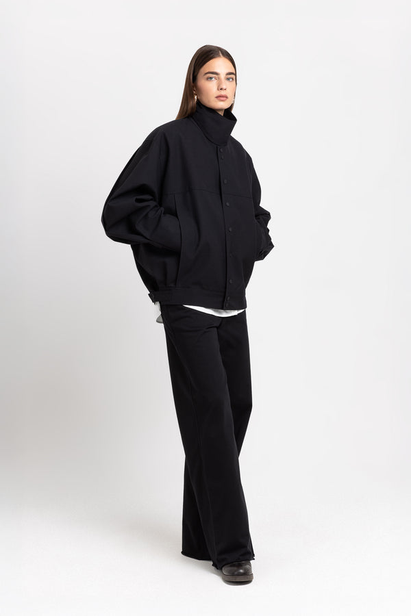 Nehera Black Mackintosh Wool Unisex Urban Jacket