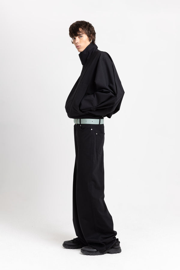 Nehera Black Mackintosh Wool Unisex Urban Jacket