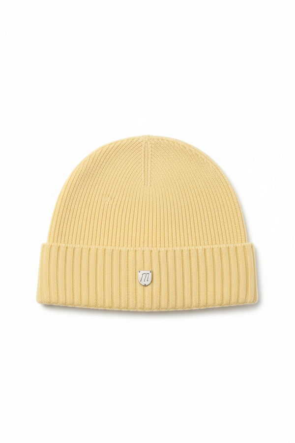 nehera Daffodil yellow premium cashmere hat