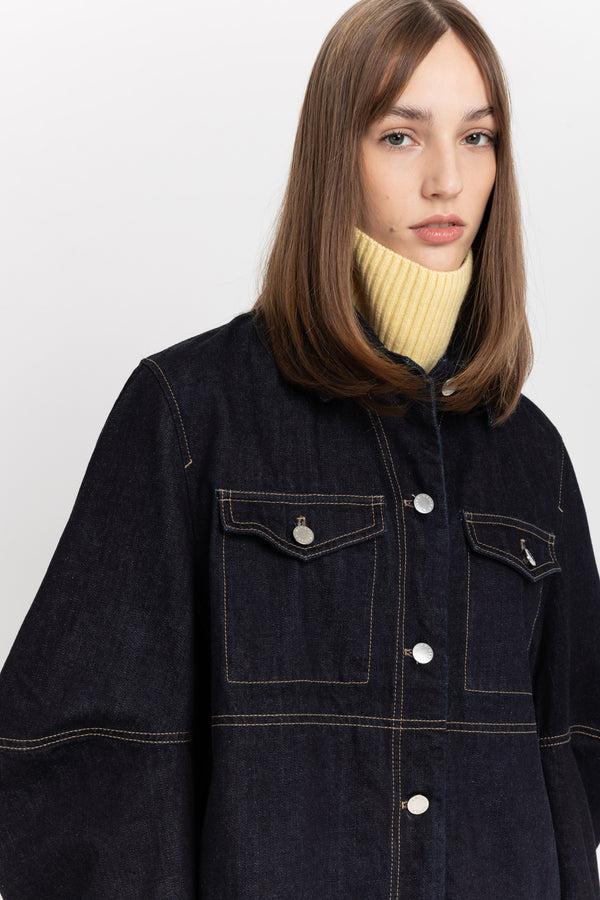 Nehera Dark Blue Raw Denim Jacket