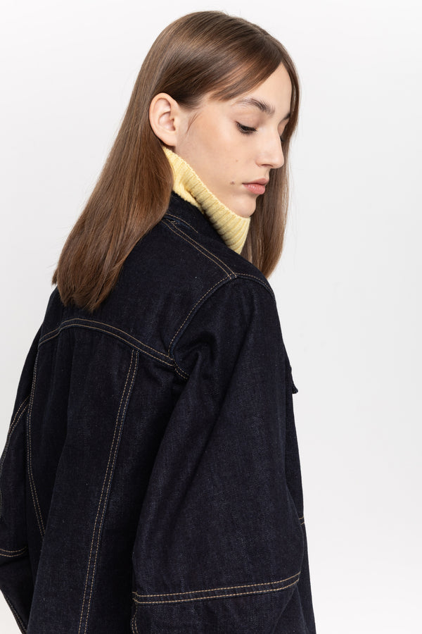 Nehera Dark Blue Raw Denim Jacket