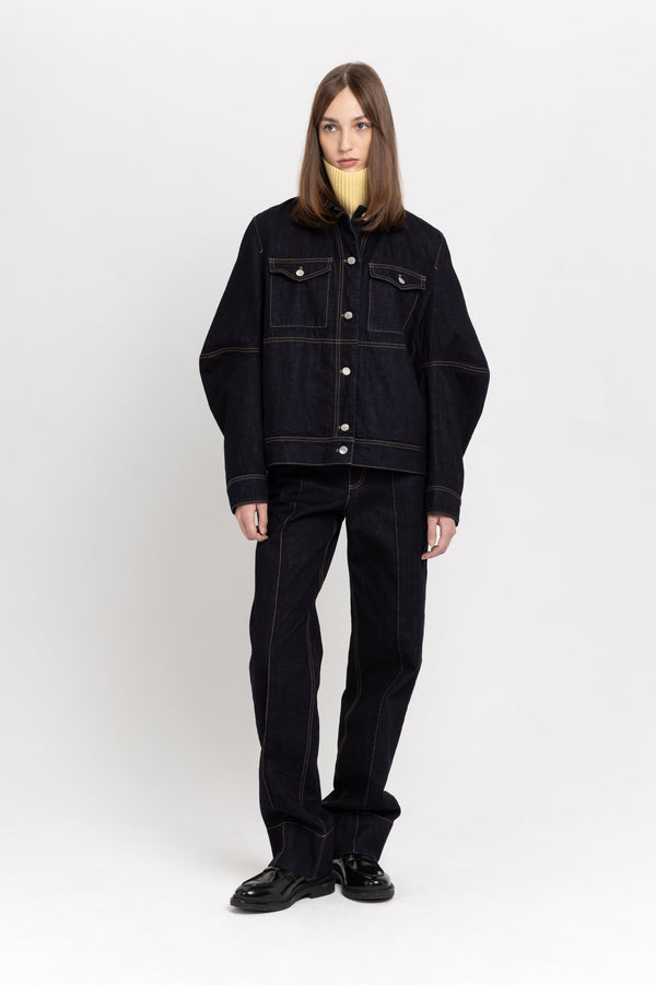 nehera Dark blue raw denim jacket