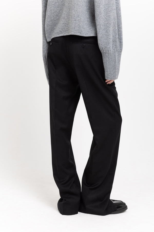 Nehera Deep Black Straight Leg Pants