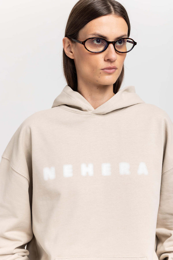 Nehera Desert Dust Cotton ''BLURRED LOGO'' Hoodie