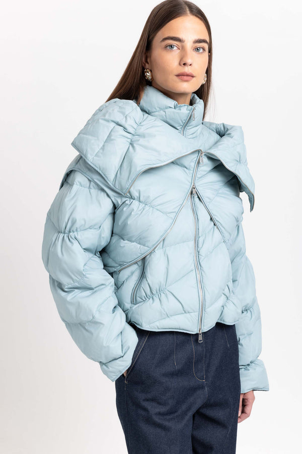 Nehera Dusty Blue Down Two-piece Jacket