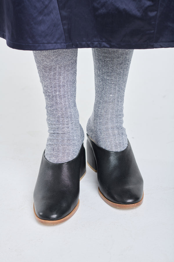 Nehera Navy Melange Linen Socks