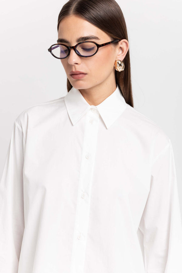 Nehera Off-white Poplin Regular Fit Shirt