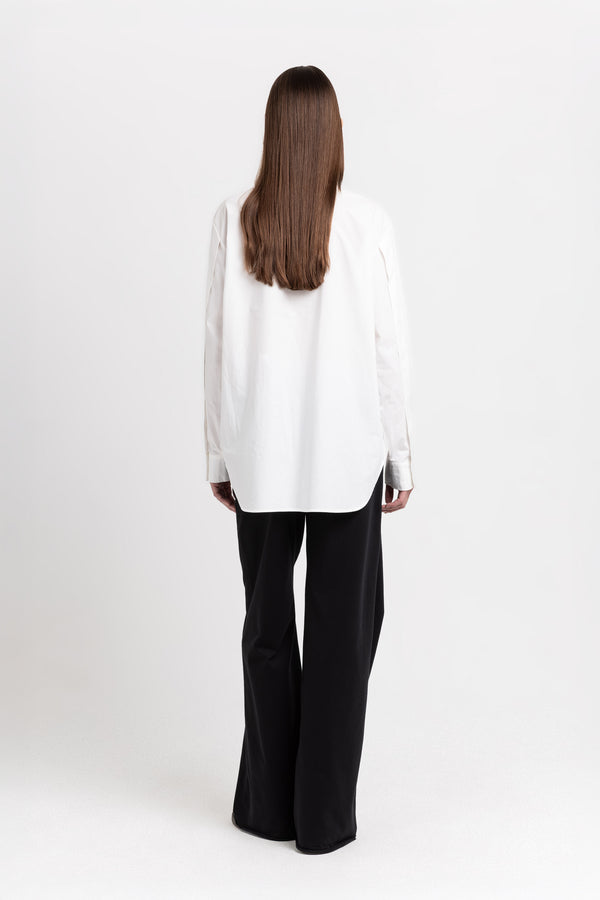 Nehera Off-white Poplin Regular Fit Shirt