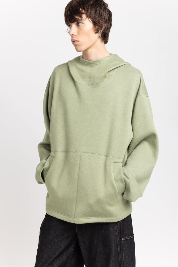 Nehera Willow Green Unisex Hooded Sweatshirt