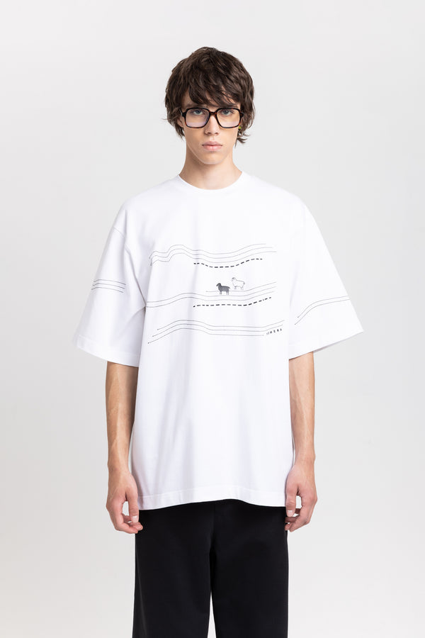 Nehera Solid Cotton Jersey Unisex T-shirt With Embroidery