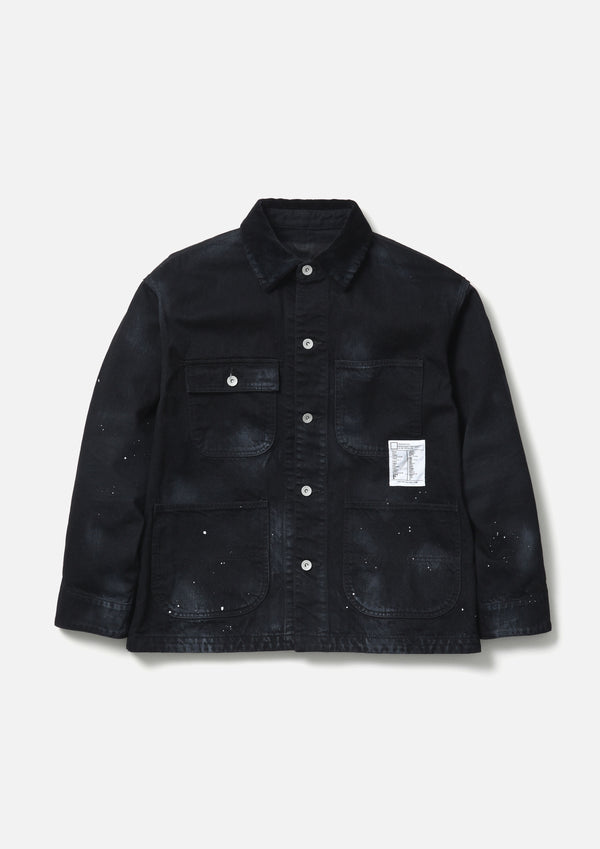 neighborhood BW . WASHED COVERALL JACKET