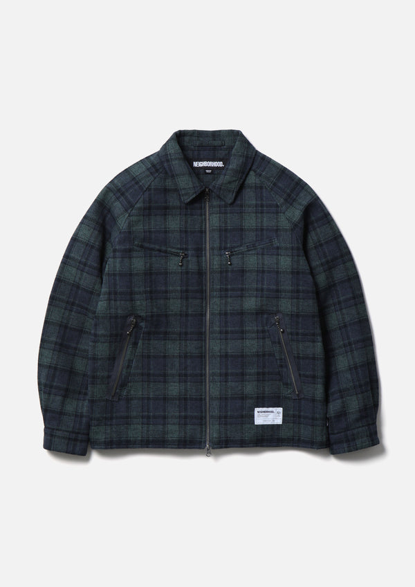 neighborhood CHECK ZIP JACKET