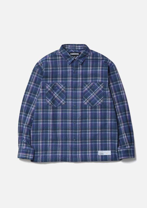 Neighborhood CLAN TARTAN CHECK SHIRT LS
