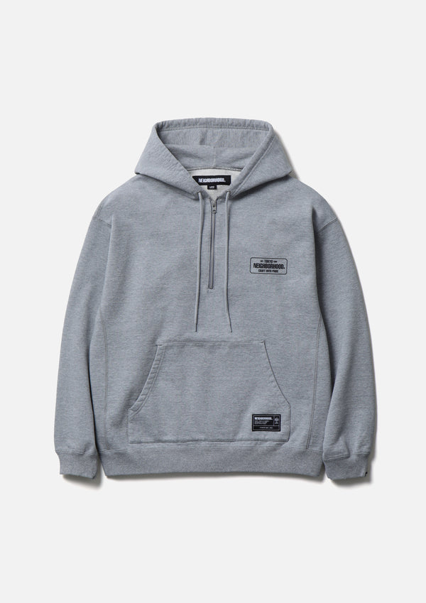 neighborhood CLASSIC SWEAT HALF ZIP HOODIE LS