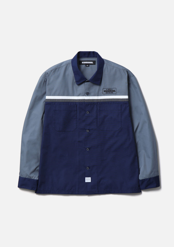 Neighborhood CLASSIC WORK BICOLOR SHIRT LS