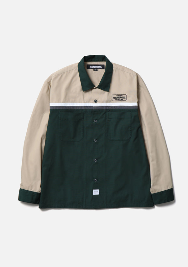 Neighborhood CLASSIC WORK BICOLOR SHIRT LS