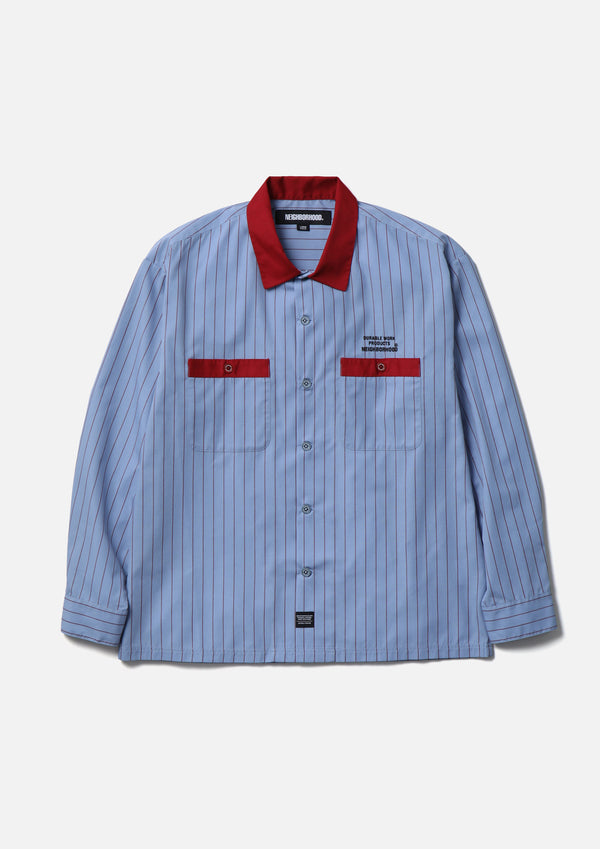 Neighborhood CLASSIC WORK STRIPE SHIRT LS