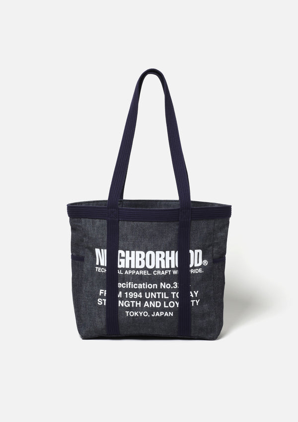 neighborhood DENIM TOTE BAG-M