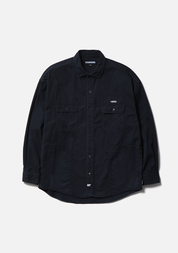Neighborhood GARMENT DYED SHIRT LS